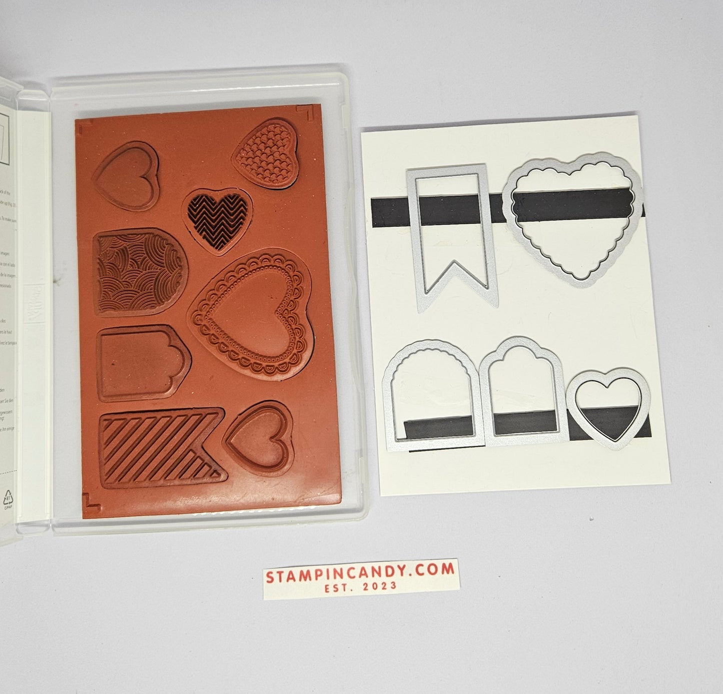 Stampin' UP! "Hearts A Flutter" Stamp Set with "Hearts A Flutter" Dies