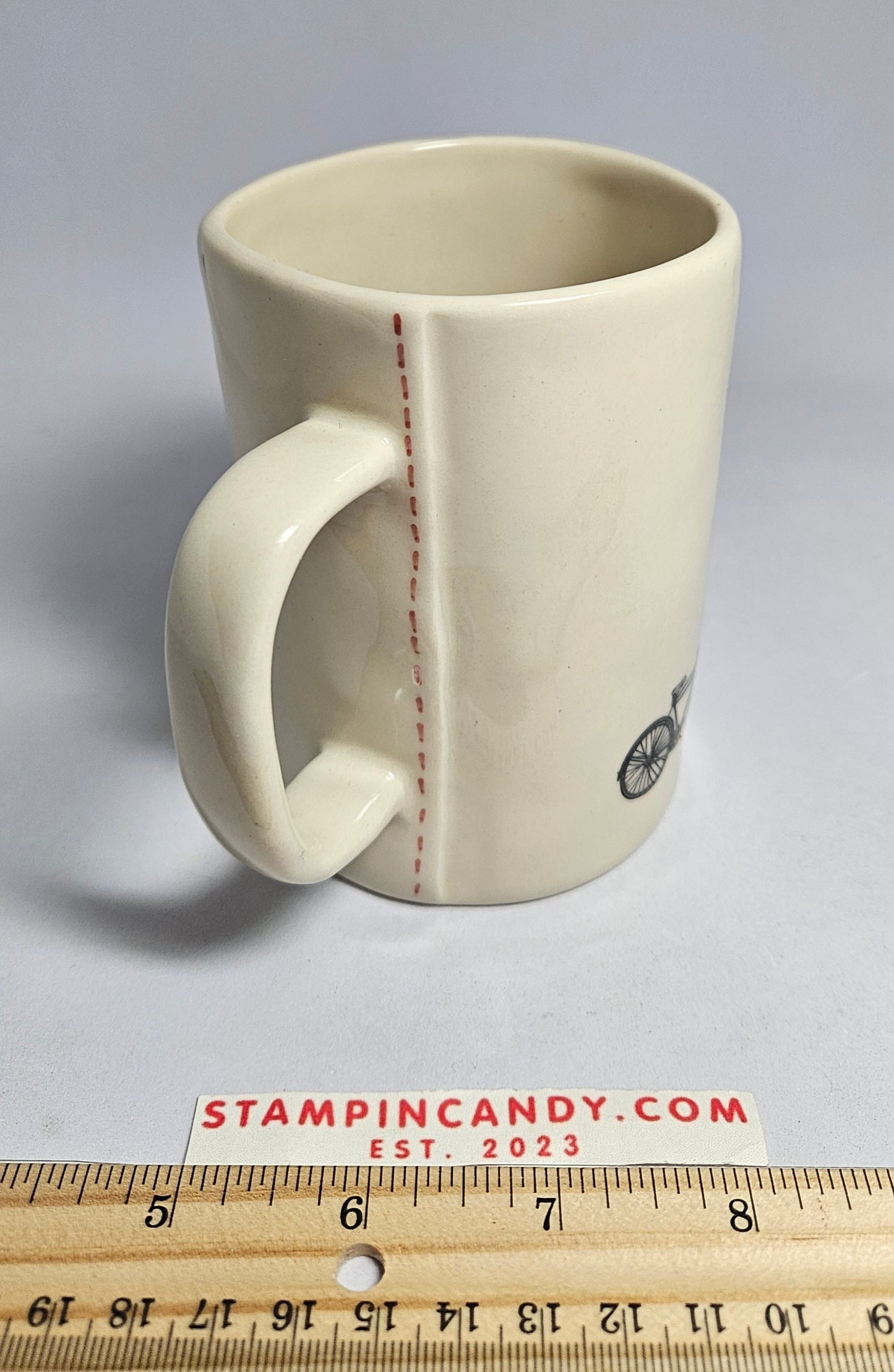 Rae Dunn "Trek" Cycling Mug