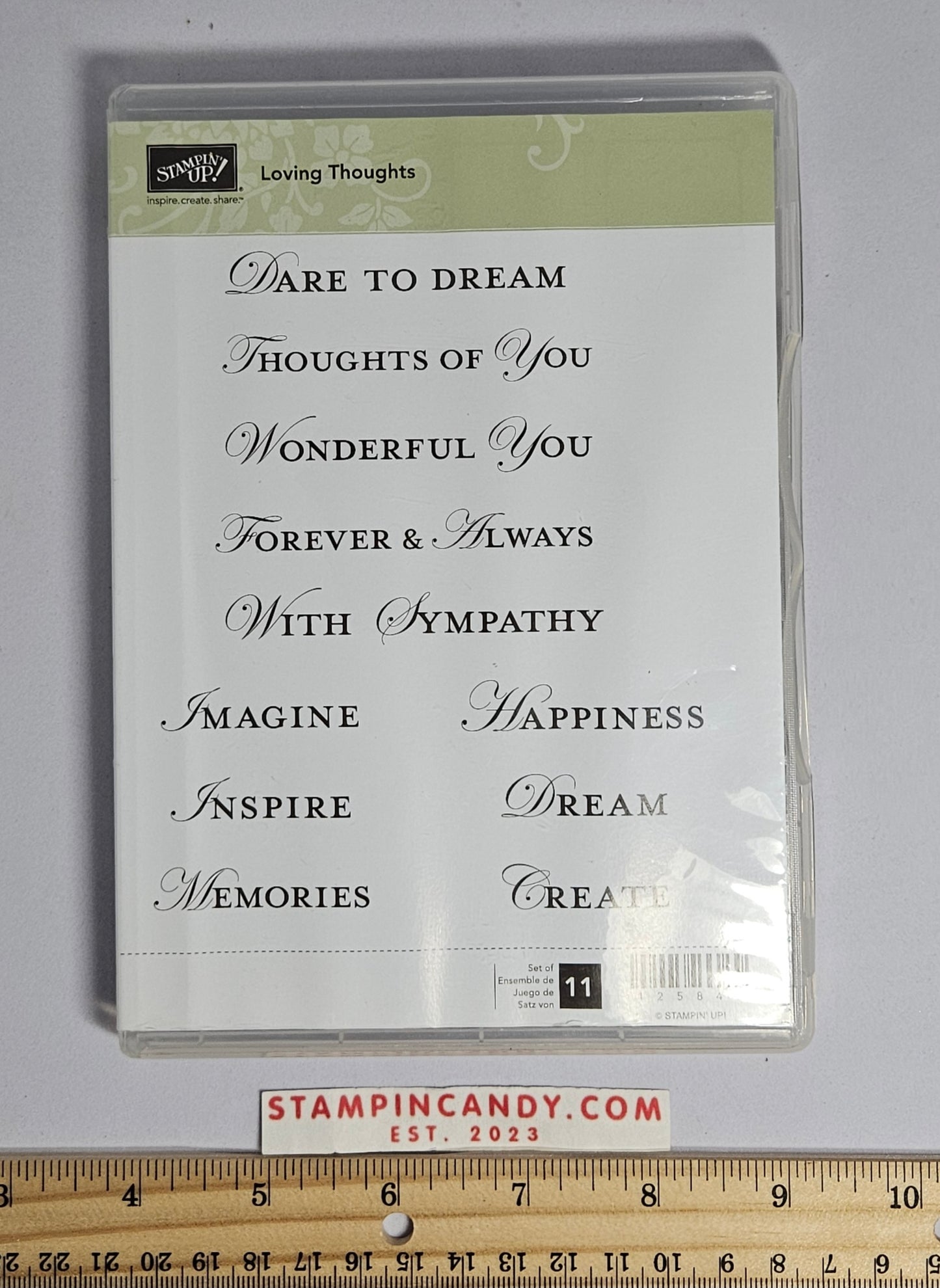 Stampin Up - Loving Thoughts *Missing 2 Stamps*
