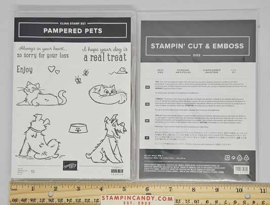 Stampin Up - Pampered Pets with Pets Dies