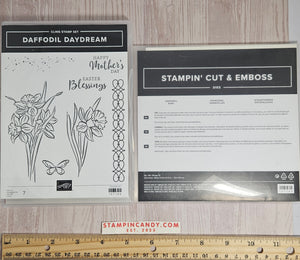 Stampin Up - Daffodil Daydream w/ Daffodil Dies *Missing 4 Dies*