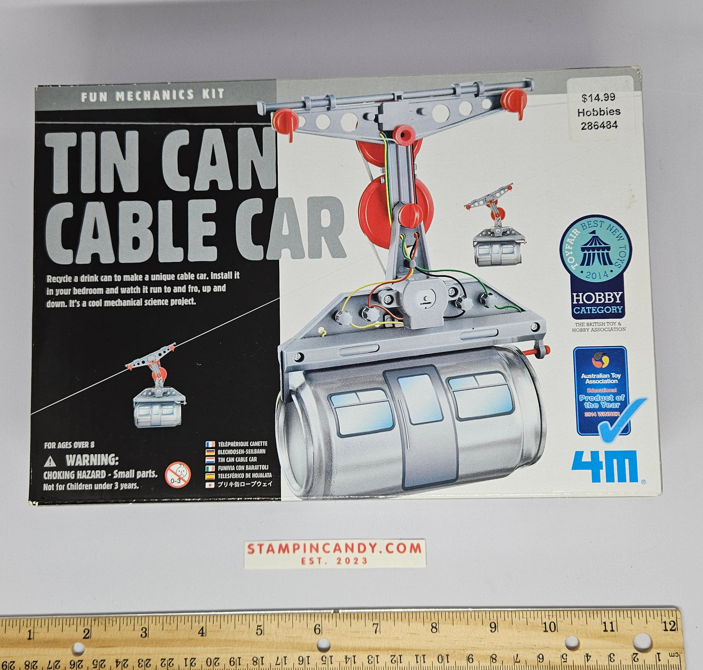 Fun Mechanics Kit - Tin Can Cable Car Kit