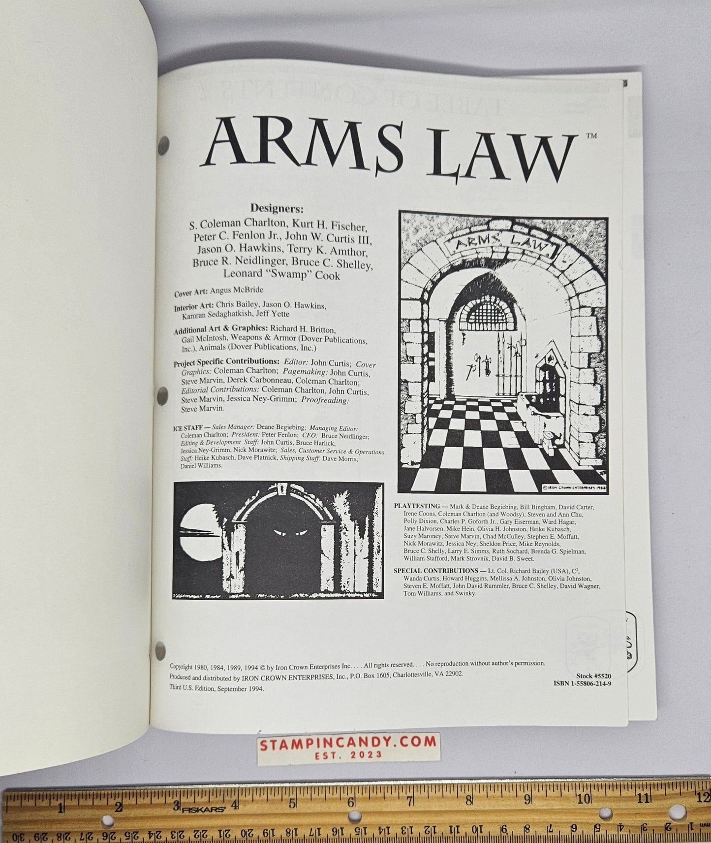 Rolemaster "Arms Law" #5520 ICE