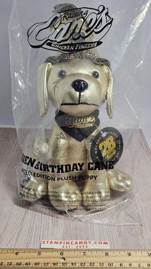 Raising Cane's Limited Edition Plushie - 28th Birthday "Golden Cane"