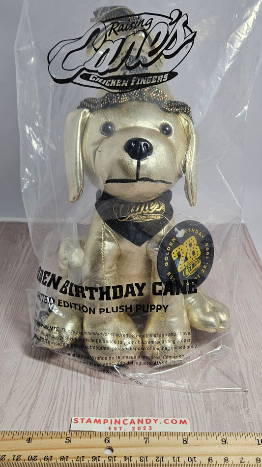 Raising Cane's Limited Edition Plushie - 28th Birthday "Golden Cane"