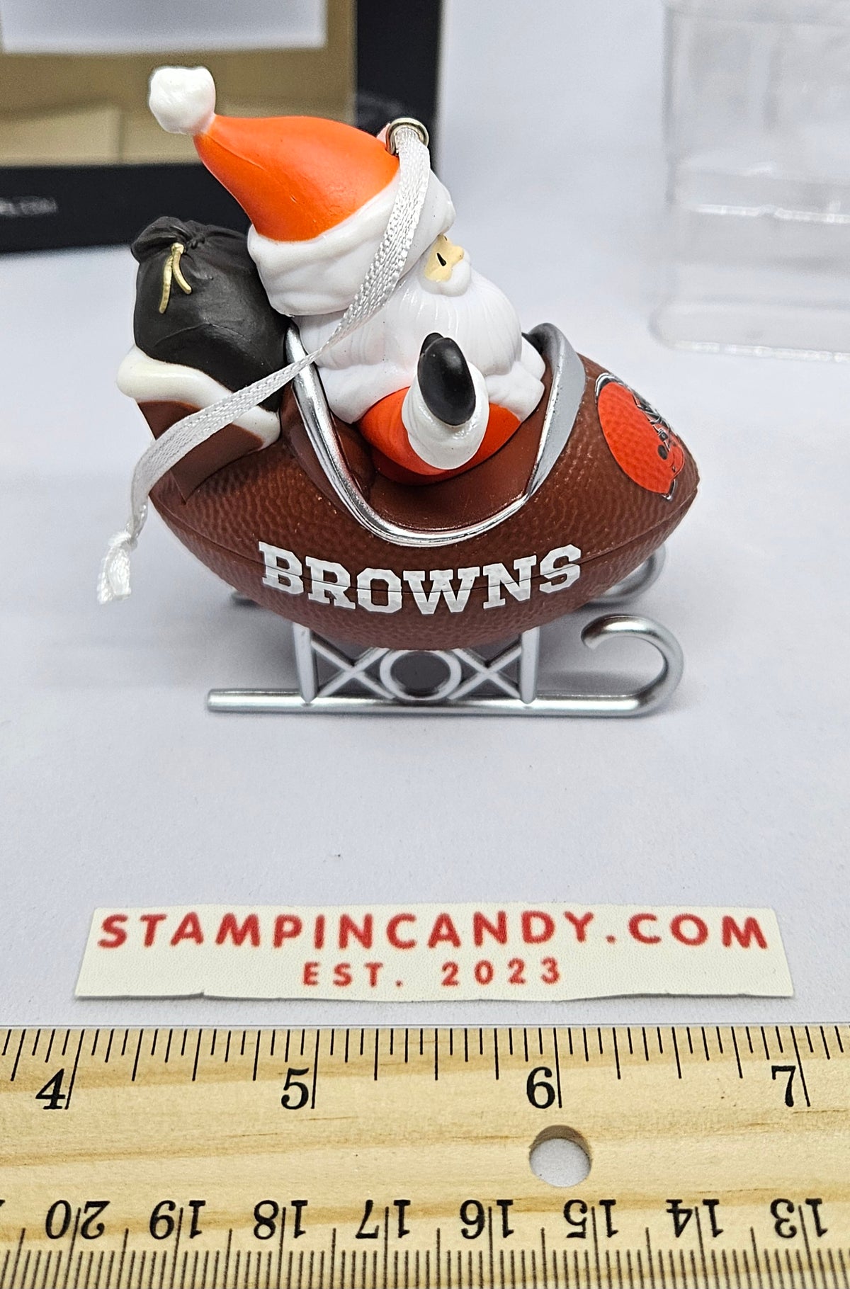 Hallmark Cleveland Browns Santa Claus Ornament NFL