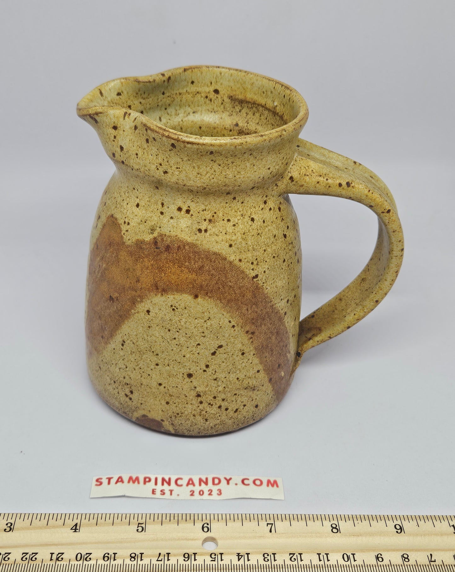 Stoneware Pottery Pitcher