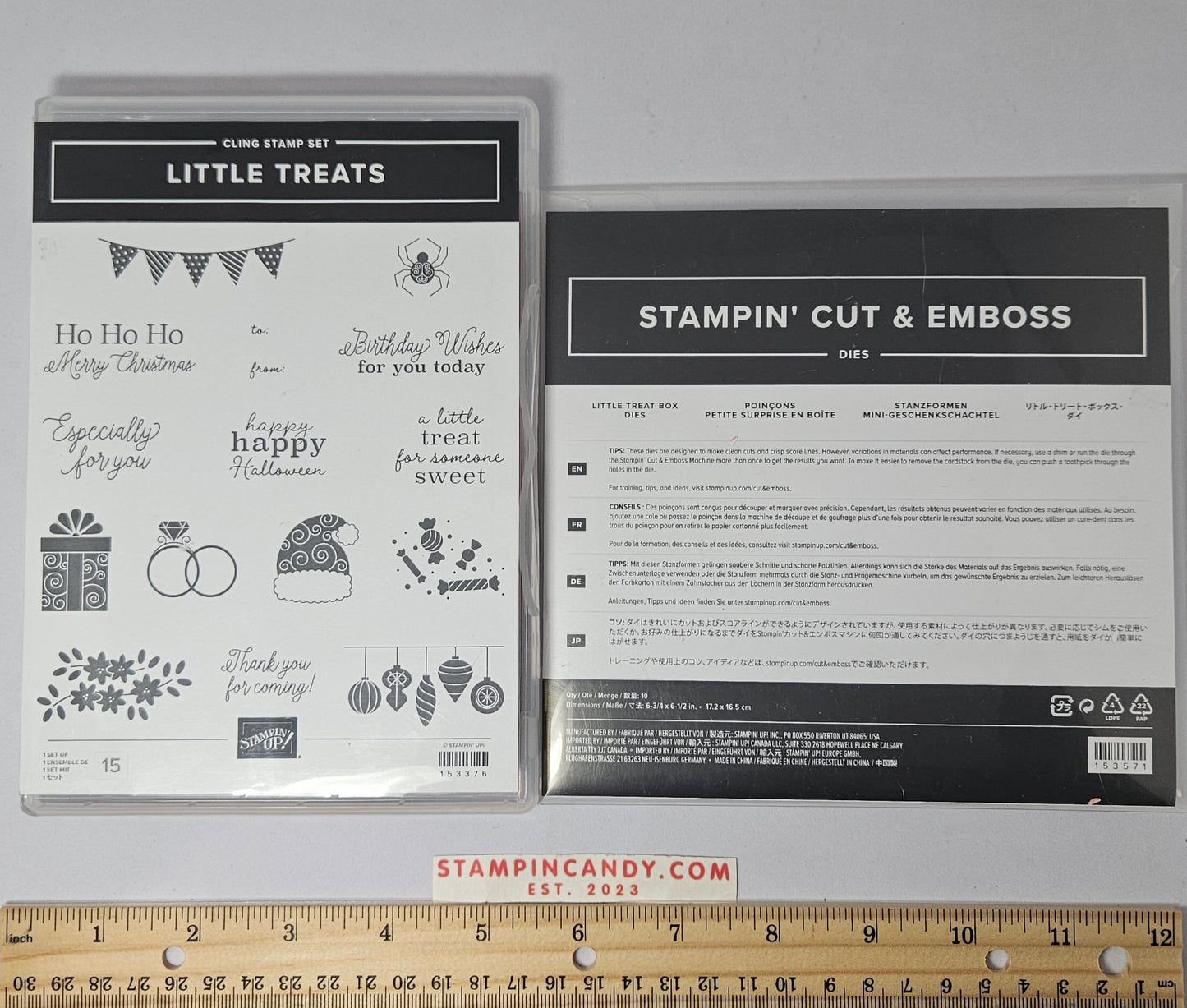 Stampin Up - Little Treats w/ Little Treat Box Dies