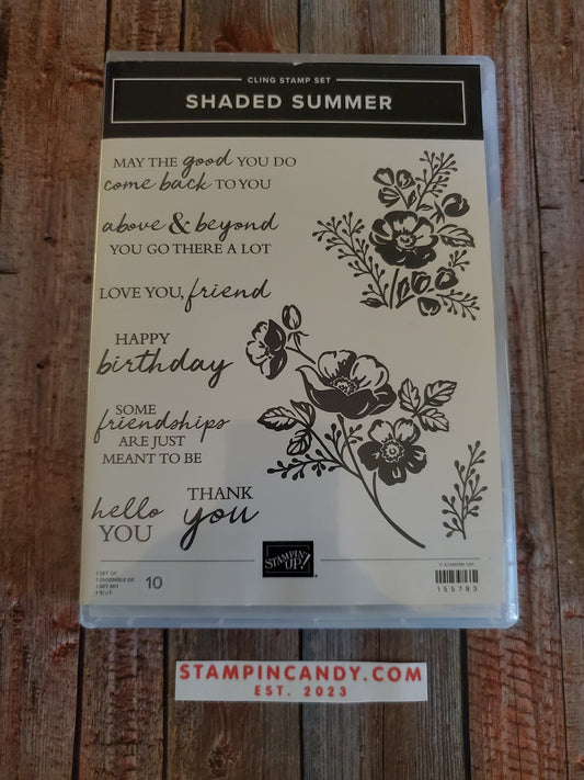 Stampin' UP! "Shaded Summer" Stamp Set with "Summer Shadows" Dies