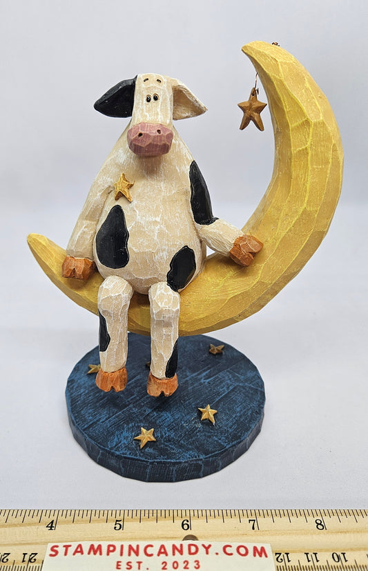 Limited Edition Carver's Choice 1999 - "Look before you leap..." - Cow + Moon