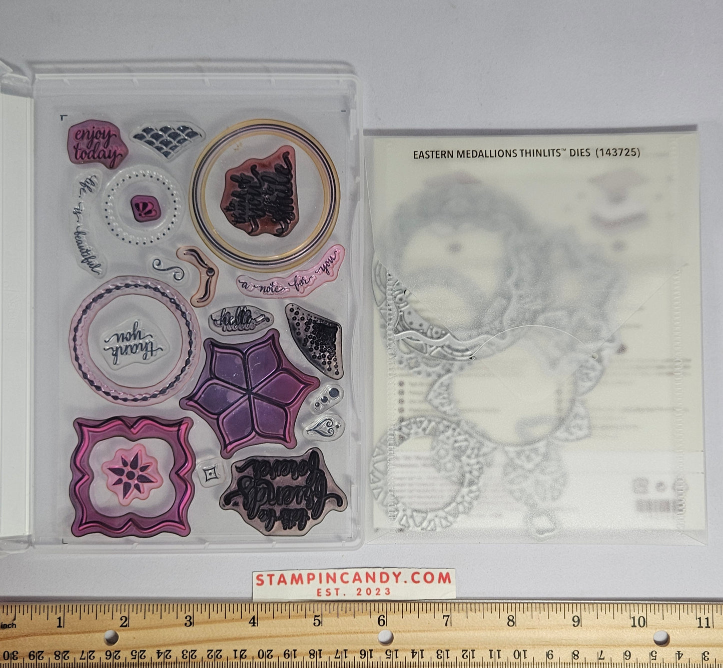Stampin Up - Eastern Beauty with Eastern Medallion Dies