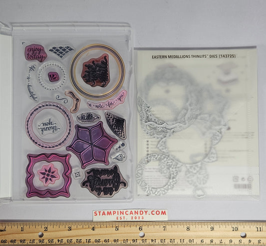 Stampin Up - Eastern Beauty with Eastern Medallion Dies