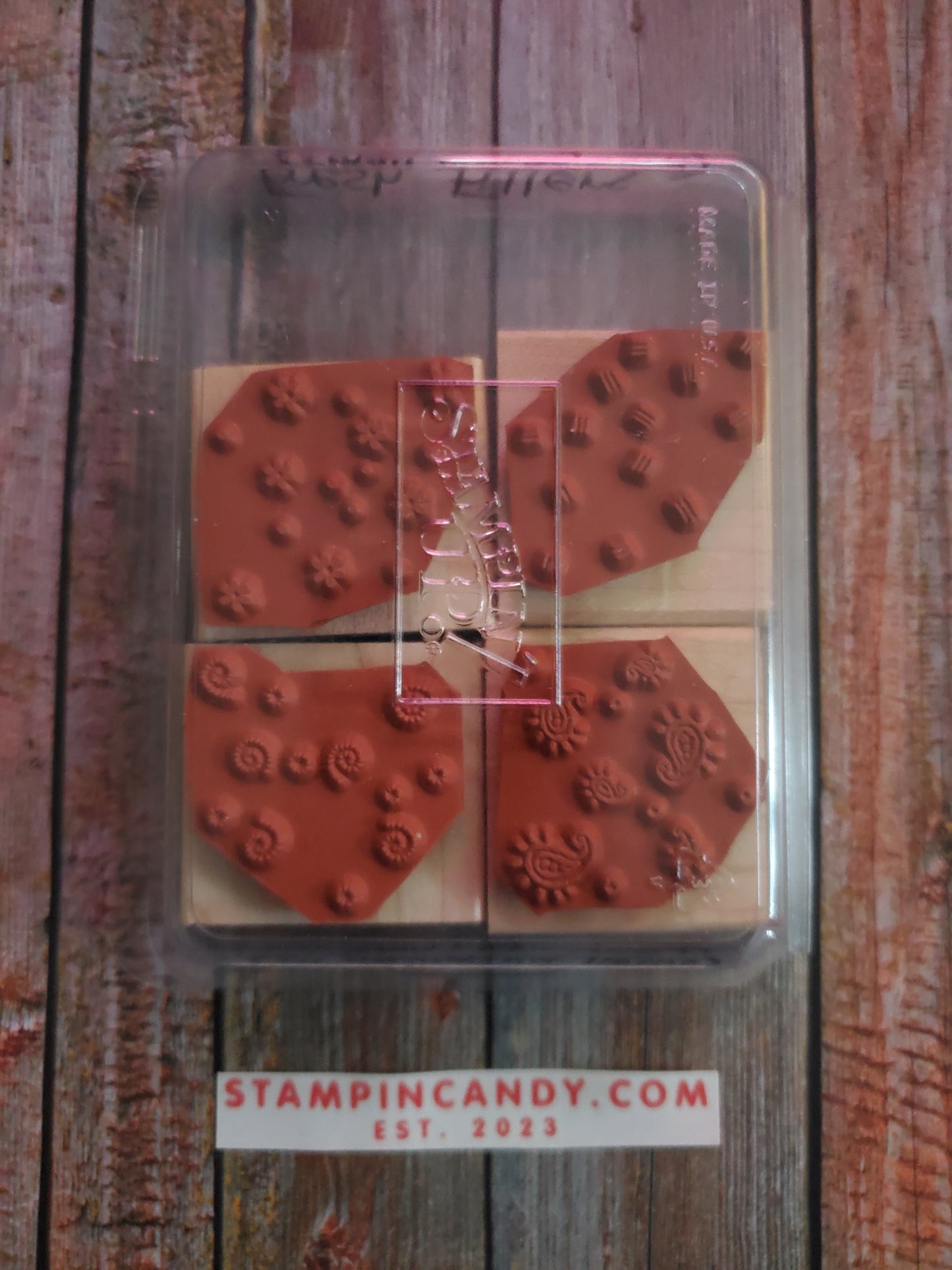 Stampin' UP! "Fresh Fillers" Stamp Set (Wood Block)