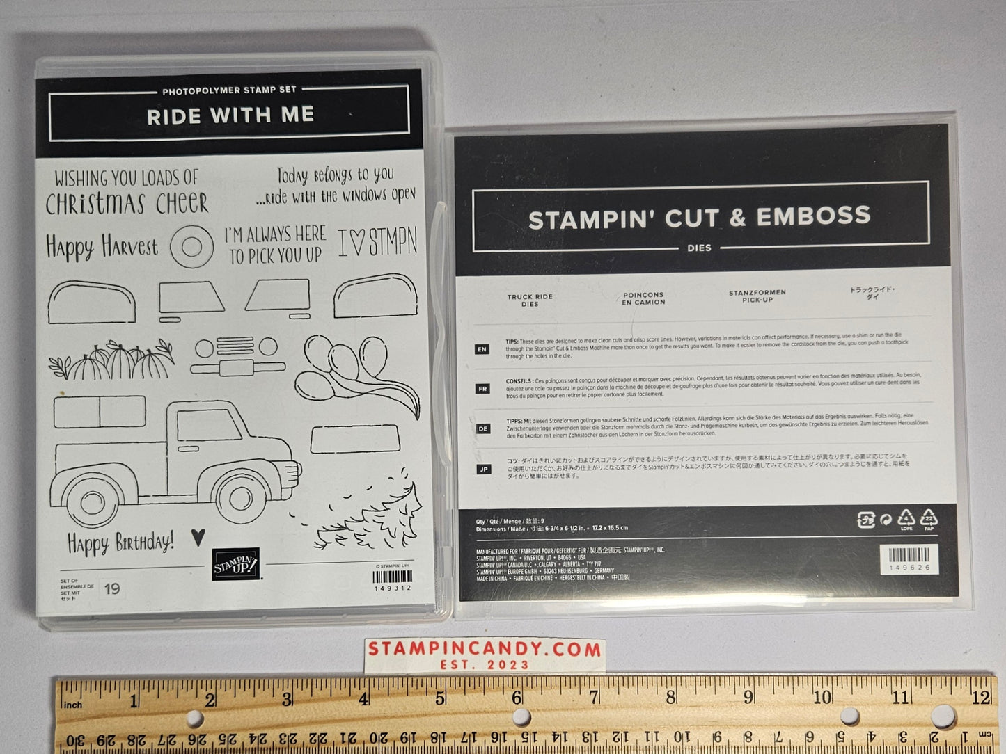 Stampin Up - Ride With Me with Truck Dies