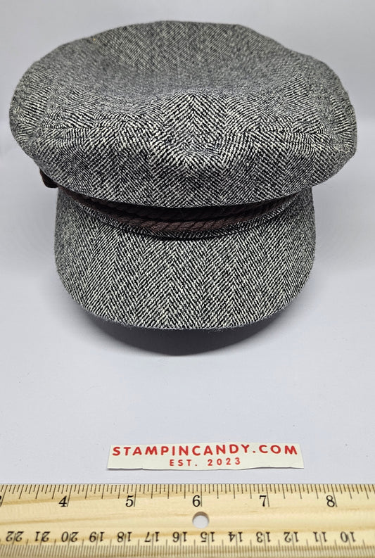 Brixton Heather Grey & Cream Women's Fiddler Cap