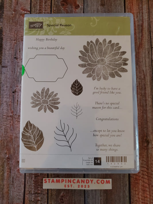 Stampin' UP! "Special Reason" Stamp Set with "Stylish Stems" Dies