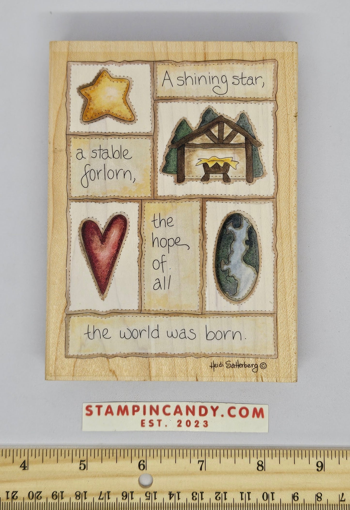 A Shining Star Stamp - Heidi Satlerberg #90128