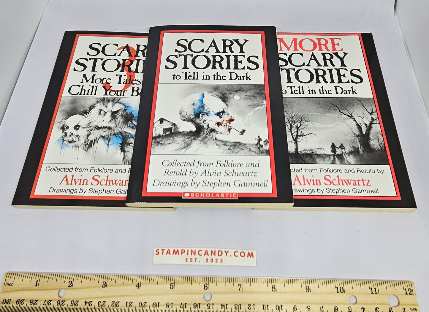 Scary Stories to Tell in the Dark - 3 Book Set