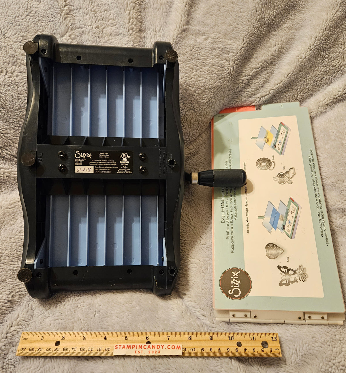 Sizzix Bigkick Machine with Extended Multipurpose Platform (Plates Not Included)