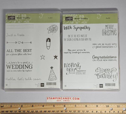 Stampin Up - Better Together (Both Sets 1 and 2 of 2)