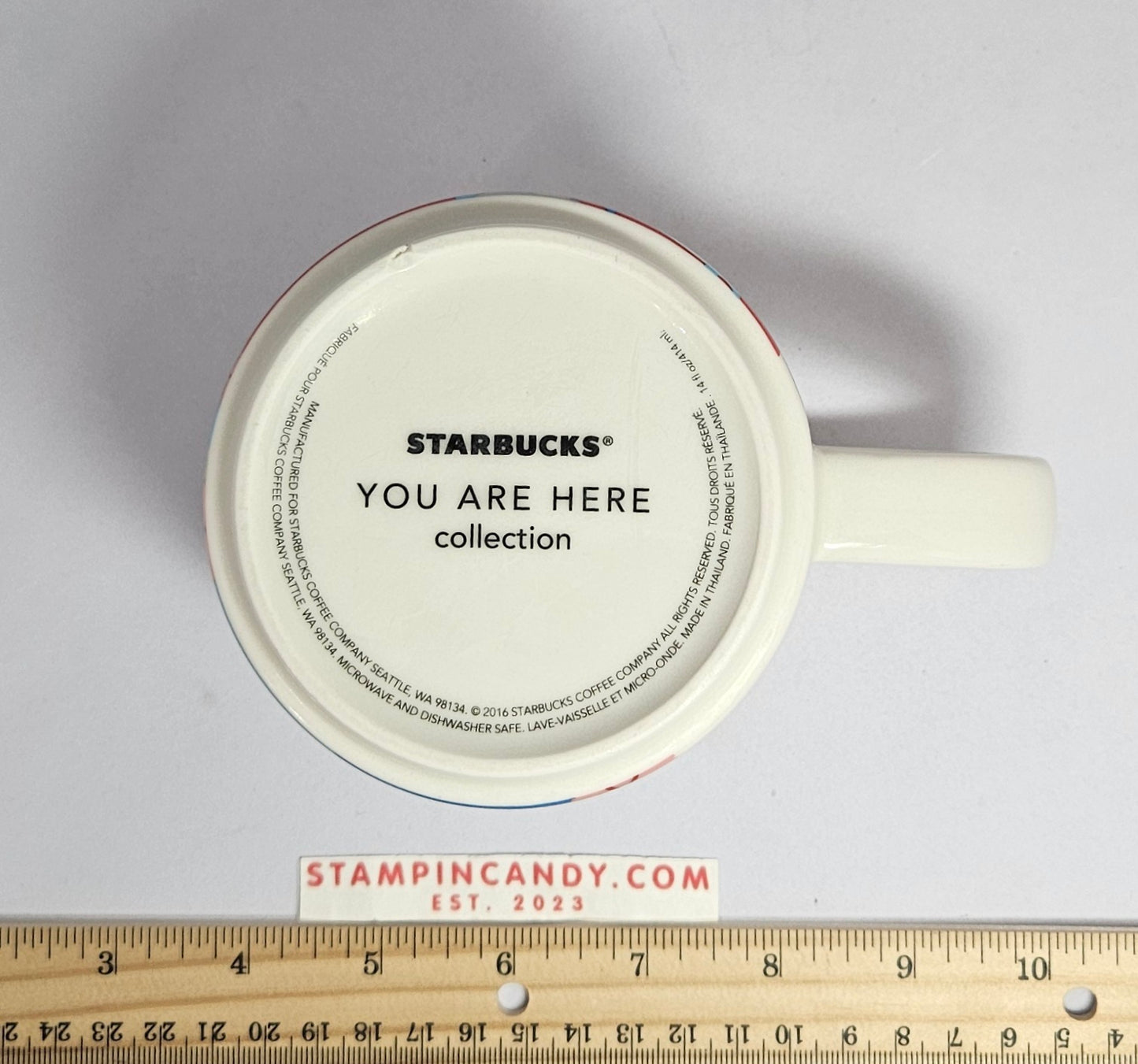 2016 Starbucks - Washington DC 14 oz Mug "You Are Here" Series *Chipped*