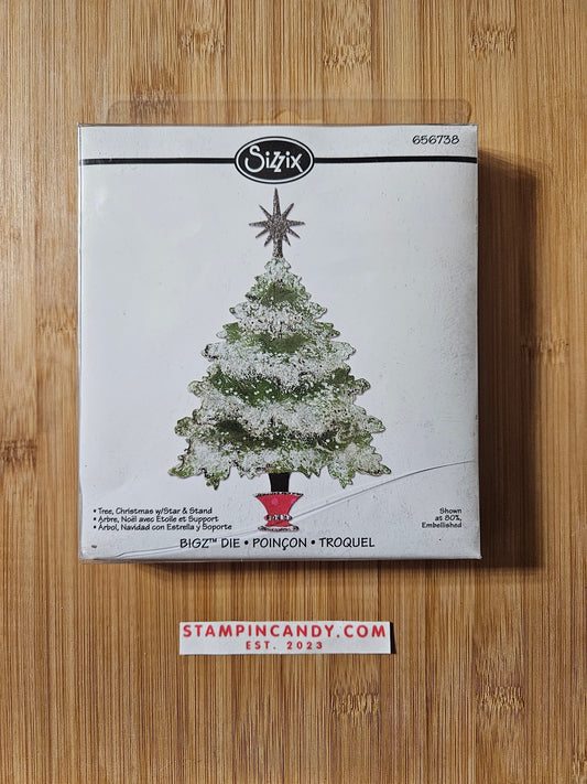 Sizzix - Christmas Tree with Star & Stand - 656738