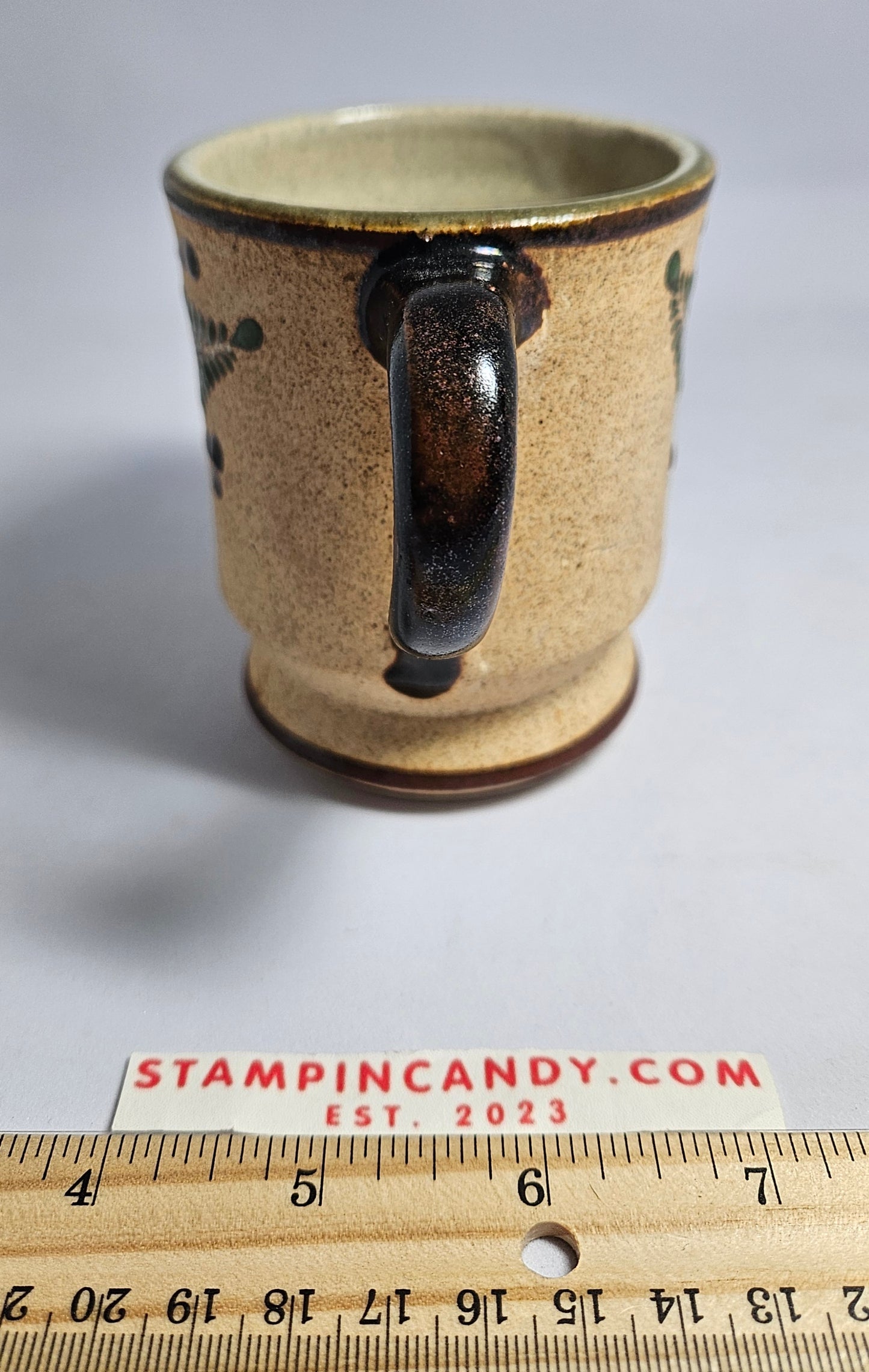 Mexican Tonala Pottery Mug 10 oz