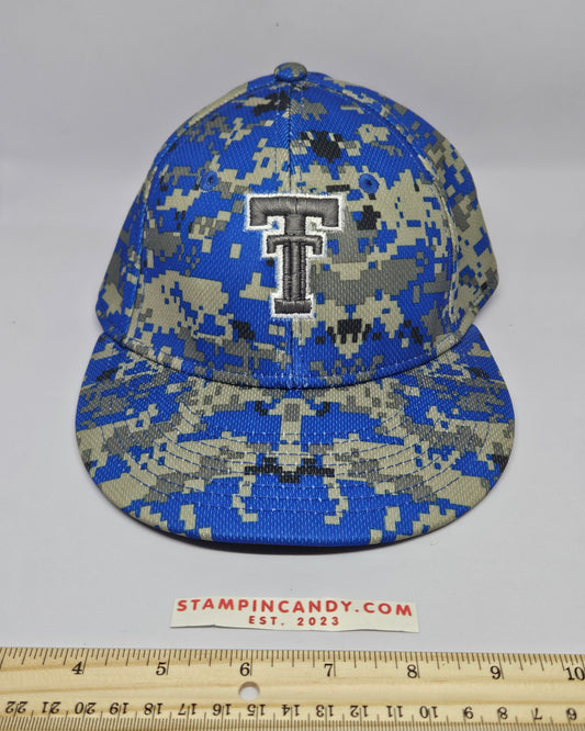 O.C. Sports - MWS Series - Texas Tech Blue Digitized Camo Hat - Size M/L