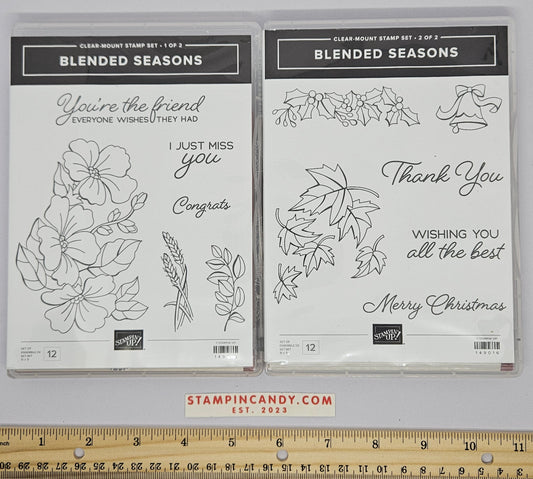 Stampin Up - Blended Seasons (2 Case Set) w/ Stitched Seasons Dies