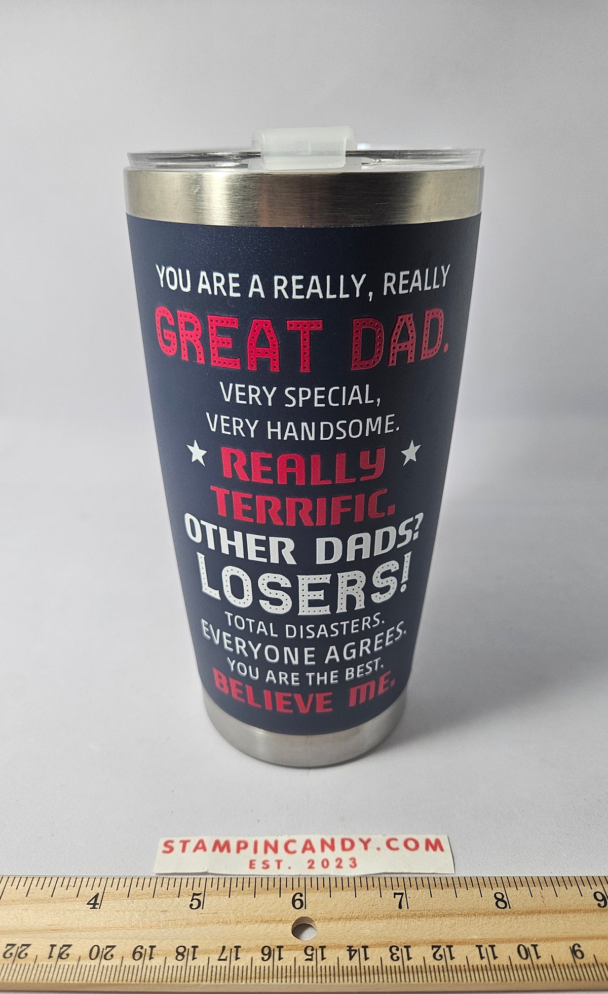 "Best Dad Ever" Trump Tumbler