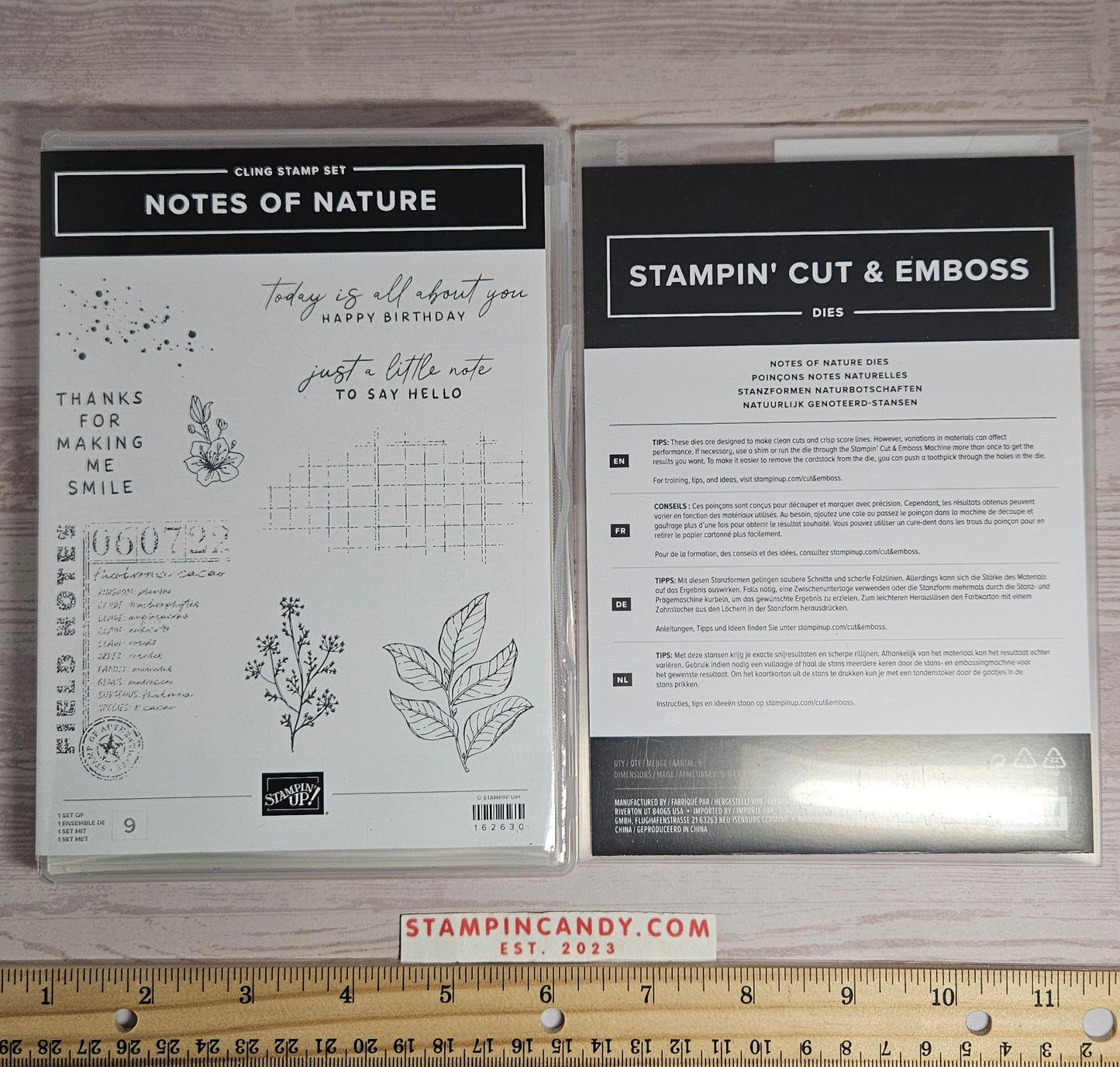 Stampin Up - Notes of Nature with Notes of Nature Dies