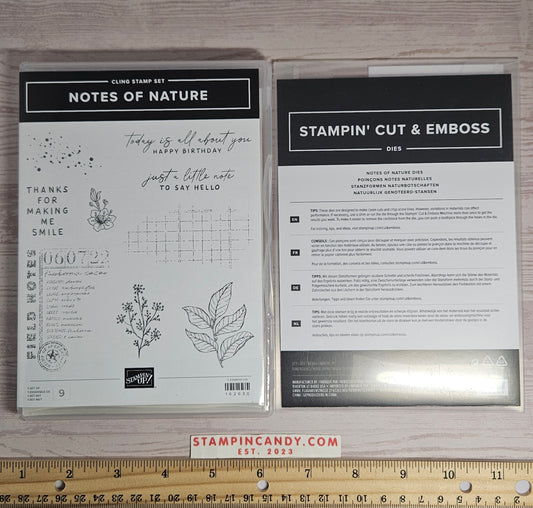 Stampin Up - Notes of Nature with Notes of Nature Dies