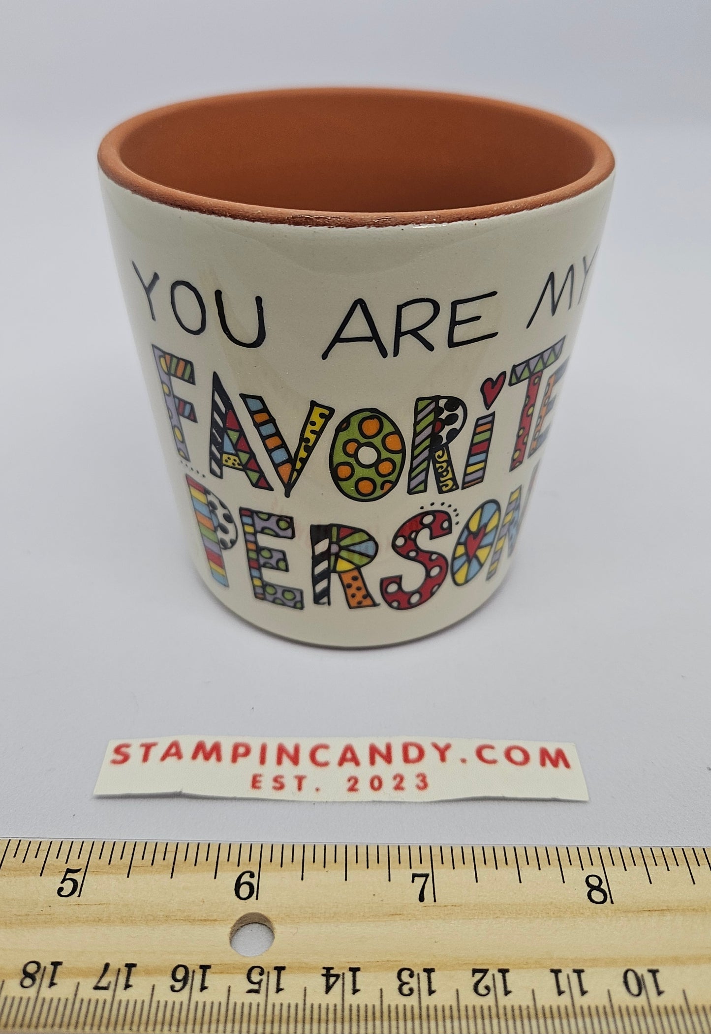 Cuppa Doodles - Our Name is Mud - Pottery Planter - Favorite Person Mug