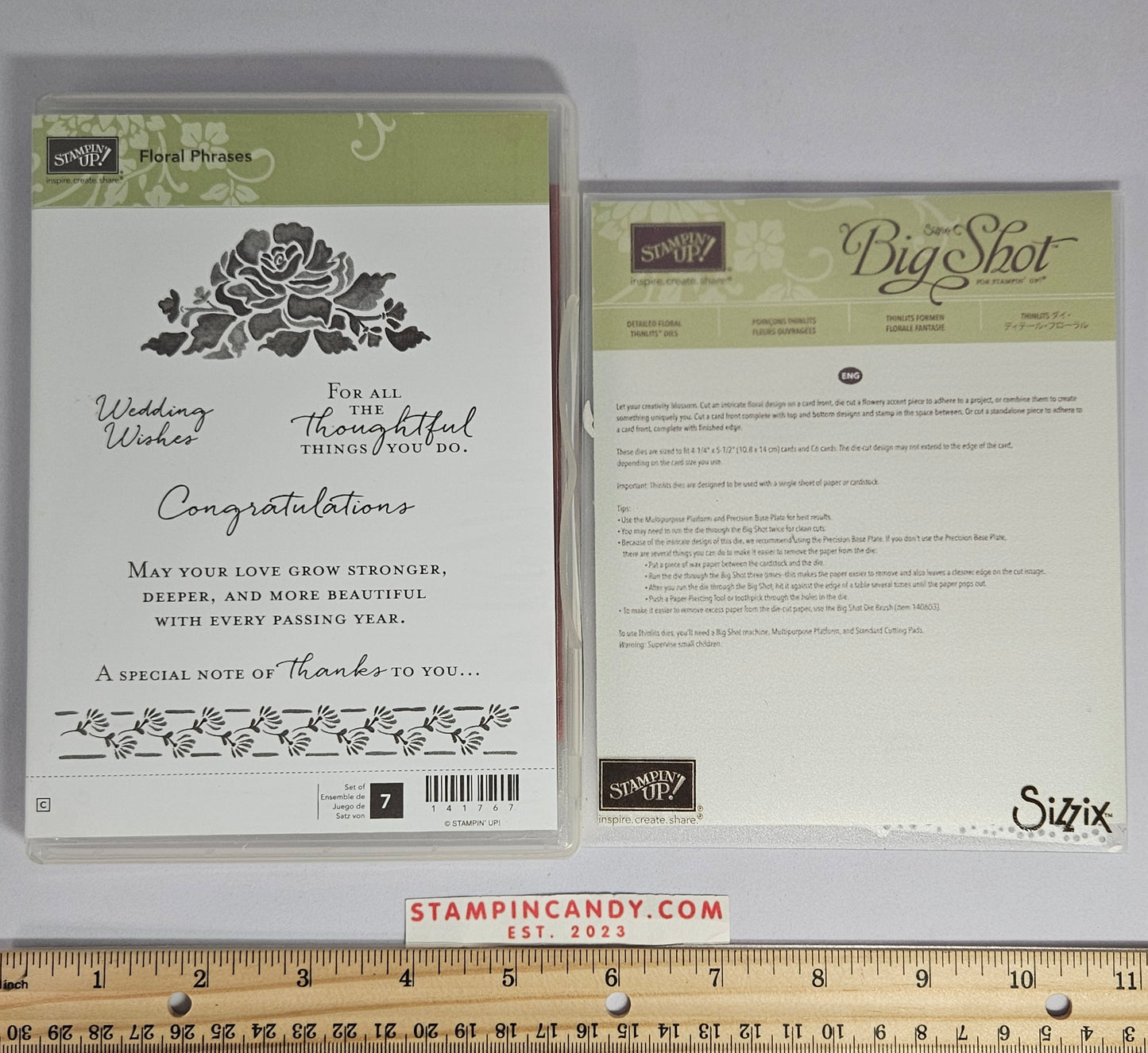 Stampin Up - Floral Phrases with Detailed Floral Dies