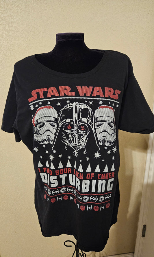 Star Wars XXL T-Shirt - "I Find Your Lack of Cheer Disturbing"