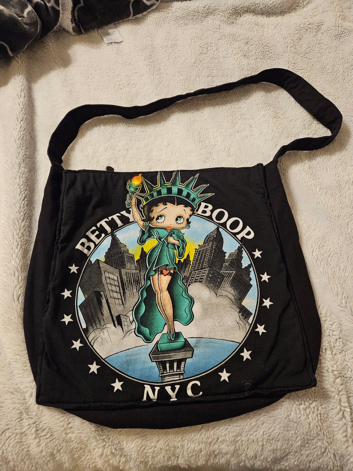 Betty Boop NYC Tote/Messenger Bag