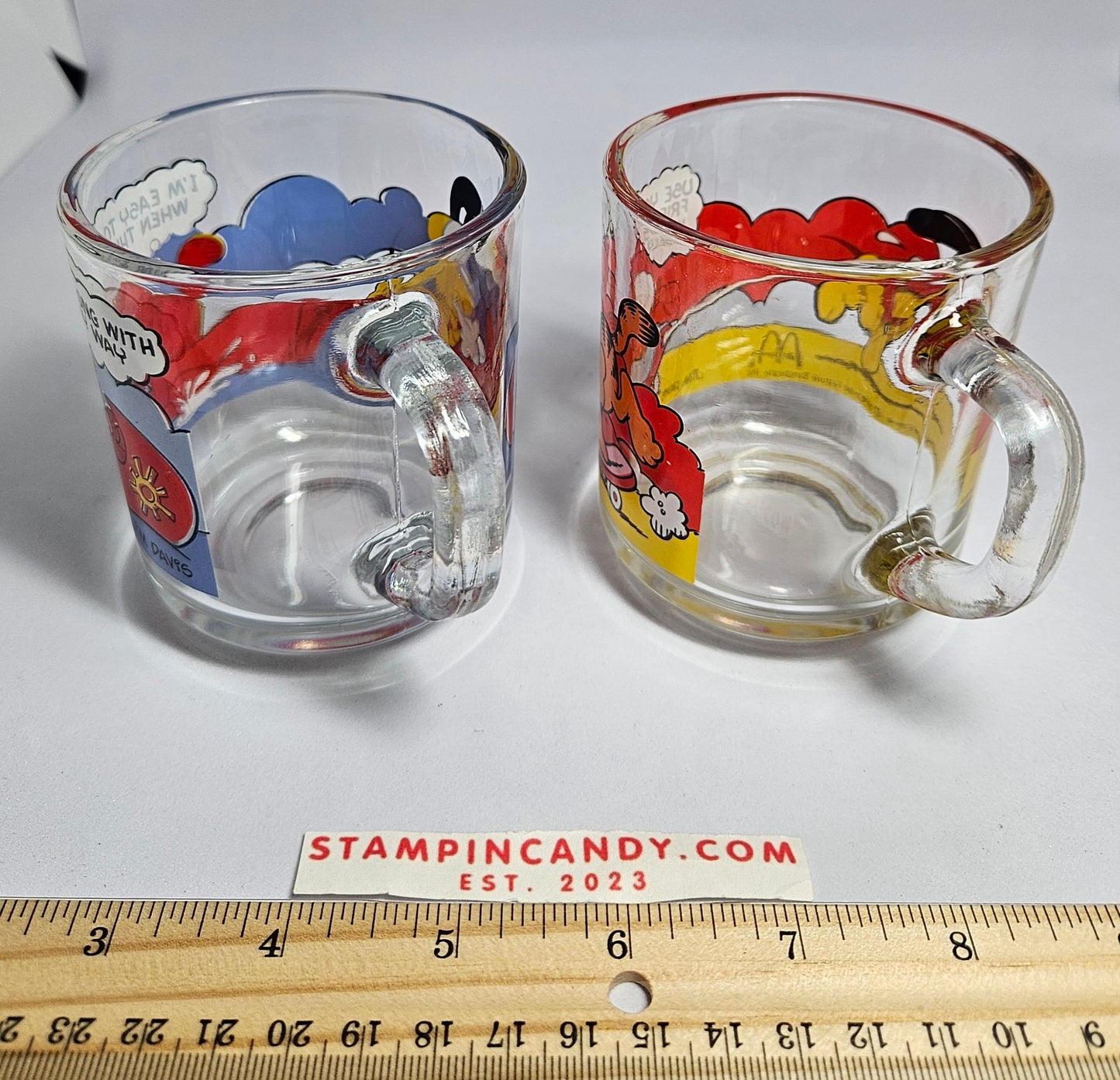 2 - 1978 McDonald's Garfield Mugs