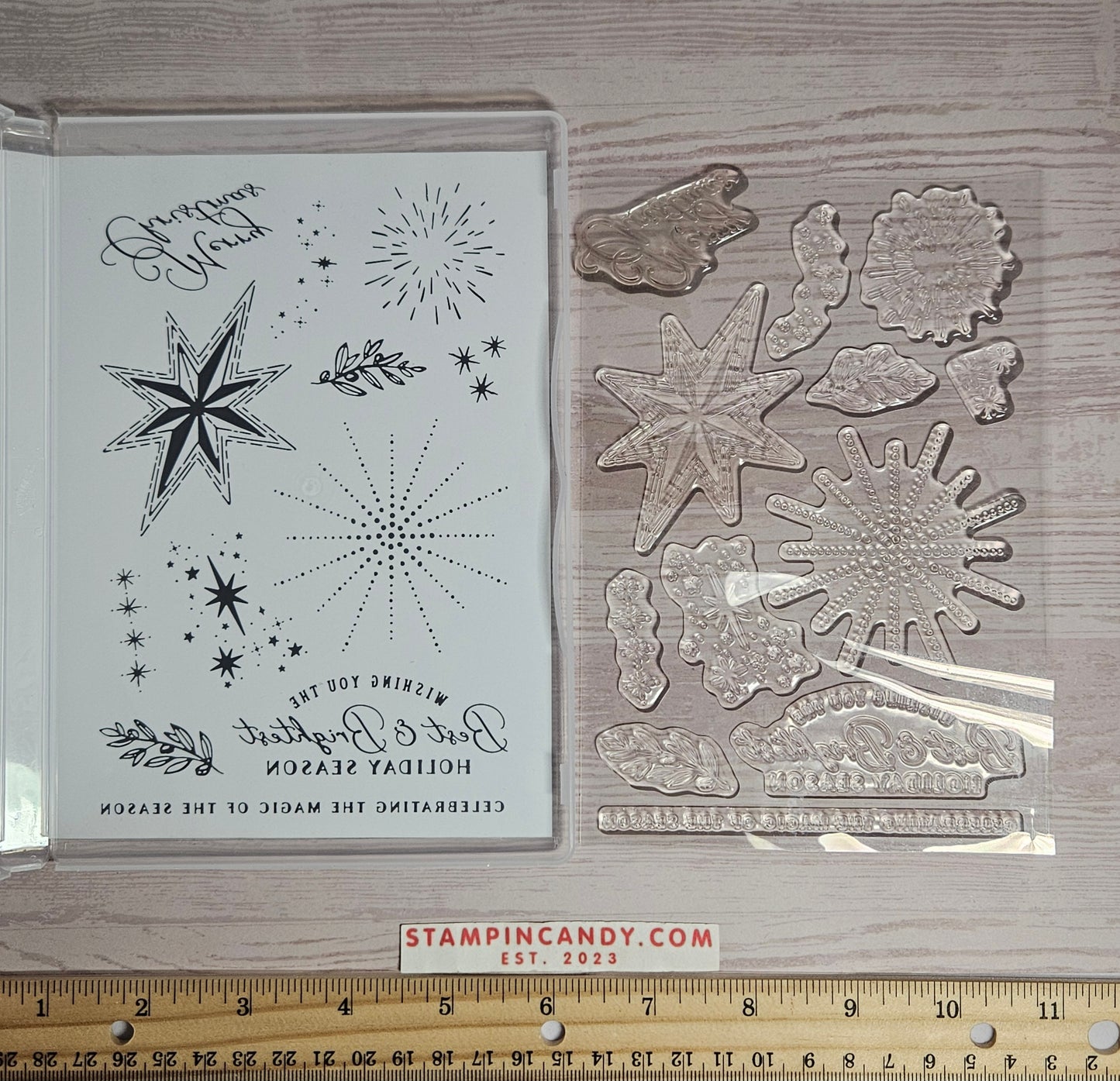 Stampin Up - Stars At Night + Stars At Night Dies + Embossing Folder