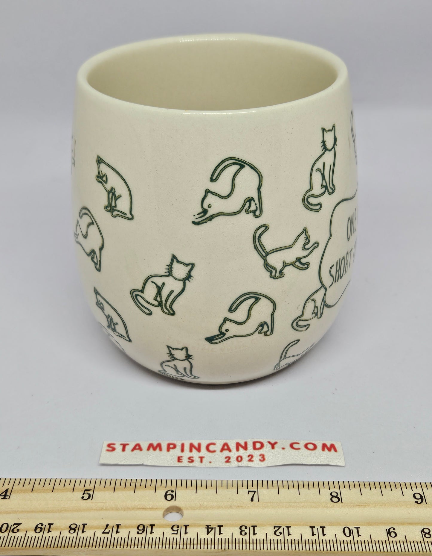 World Market - One Cat Short of Crazy Mug