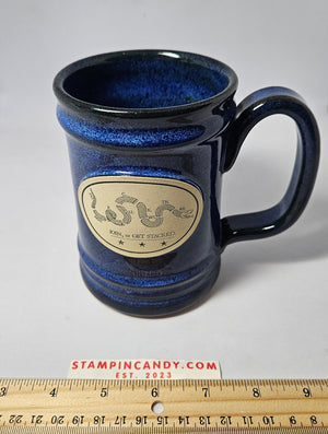 Blue ZeroFoxtrot "Join or Get Stacked" Stein