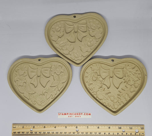 Pampered Chef 2003 - 3 Pack Spring/Summer/Autumn Wreath Cookie Molds