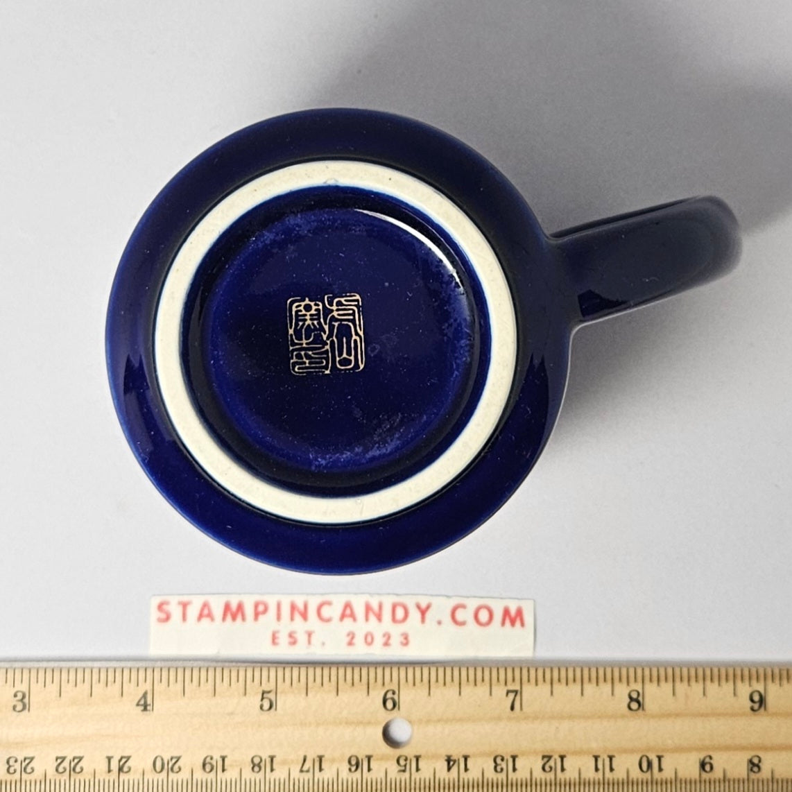 Japanese Blue/White Floral Mug