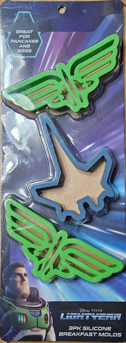 Disney - Lightyear - 3 Pack of Silicone Breakfast Molds