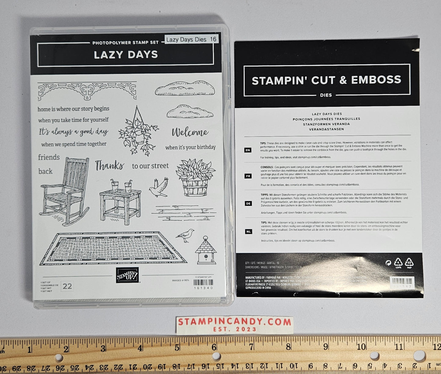 Stampin Up - Lazy Days with Dies