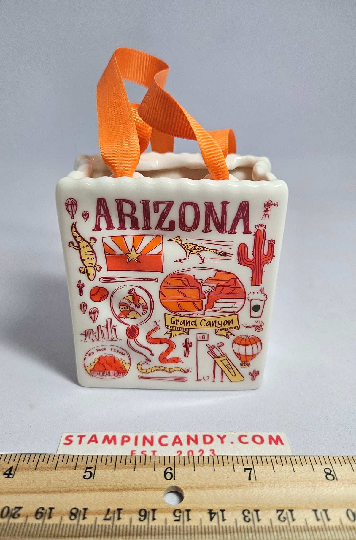 Starbucks - Arizona "Been There Series" Mini Tote Ornament / Souvenir
