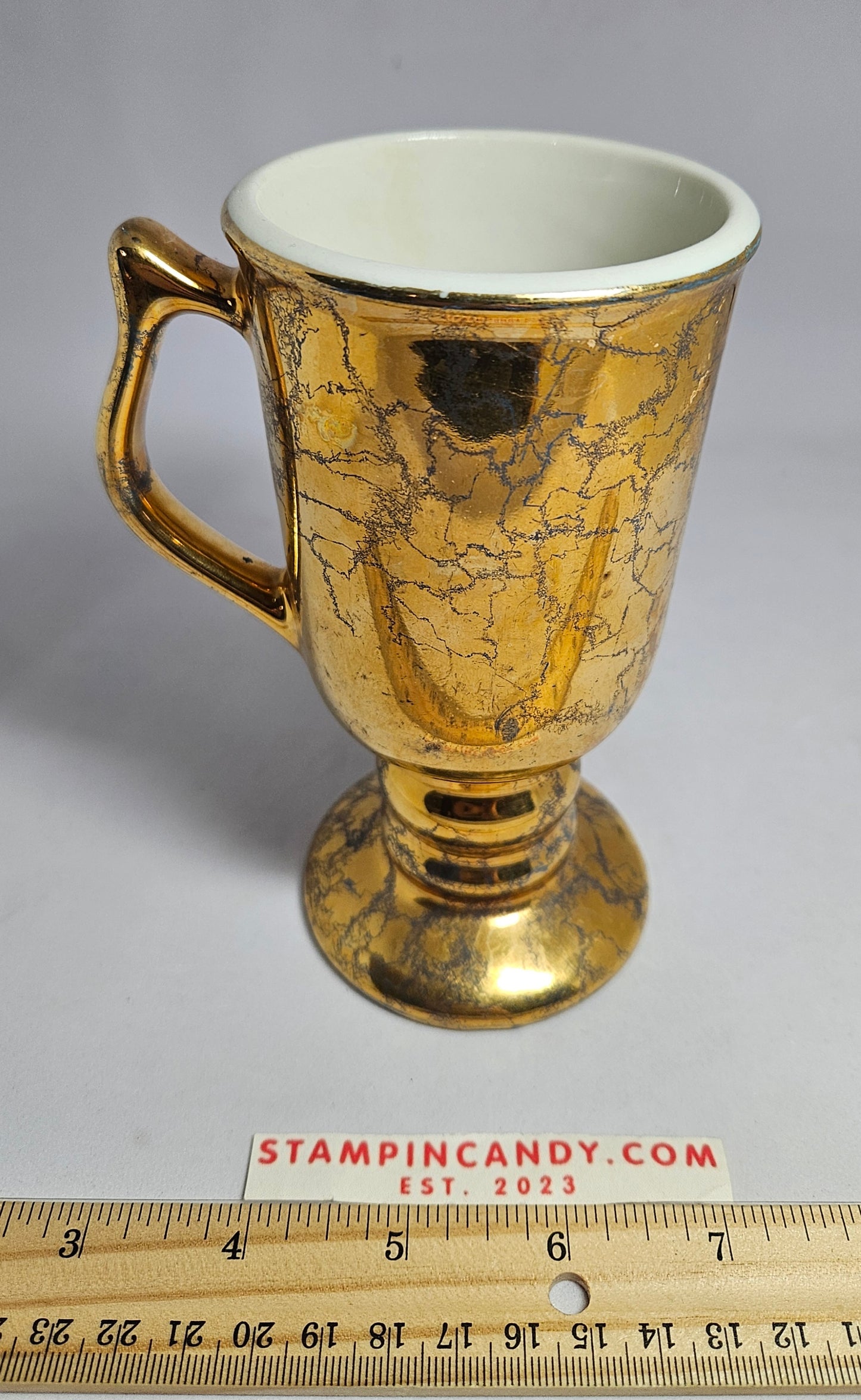 Hall China Company Golden Glo 1272 Irish Coffee Mug