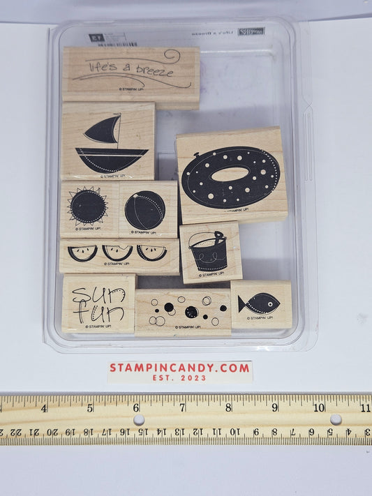 Stampin Up - Life's A Breeze *MISSING 3 STAMPS*