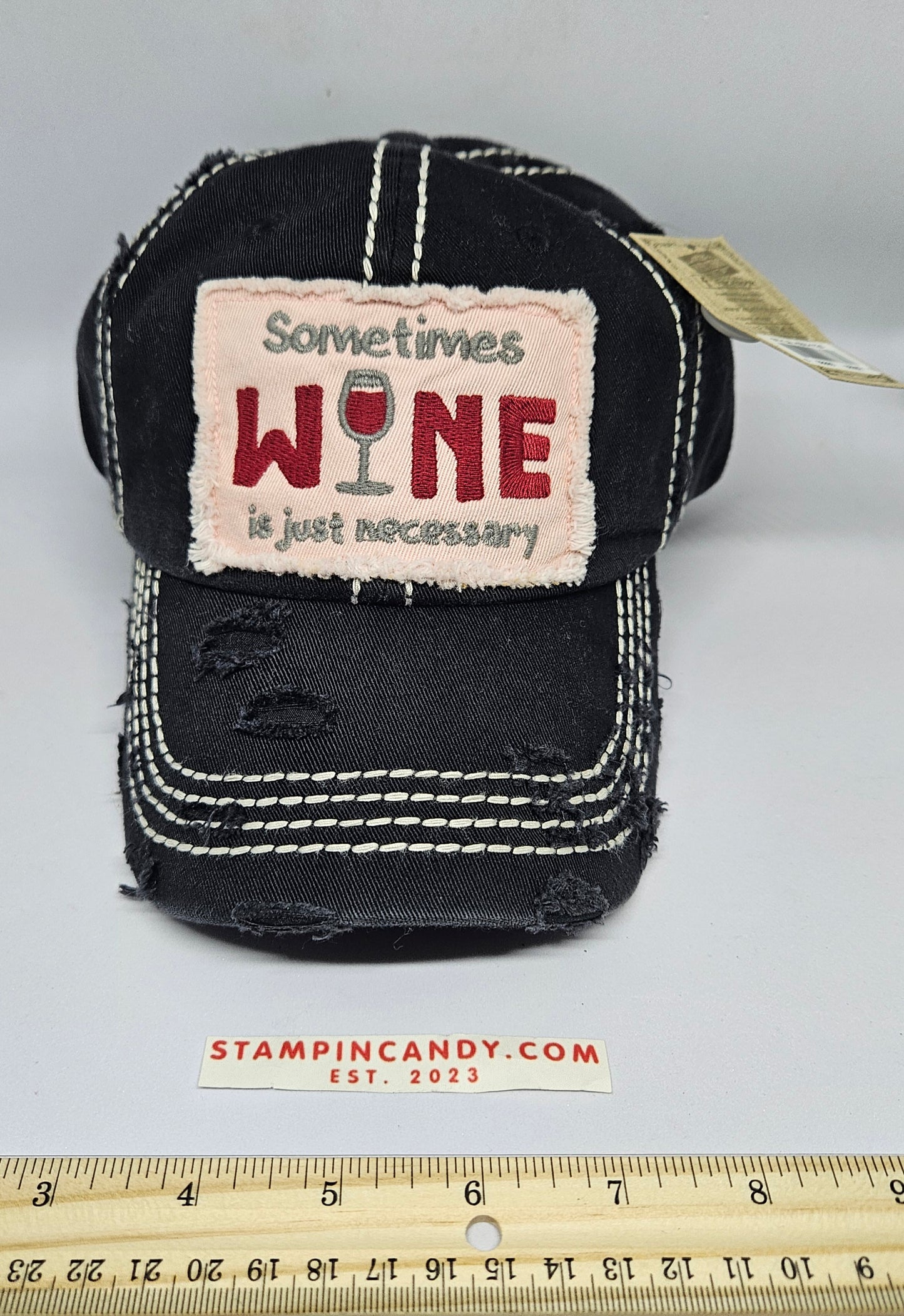 "Sometimes Wine is Just Necessary" Hat / Cap - Kbethos