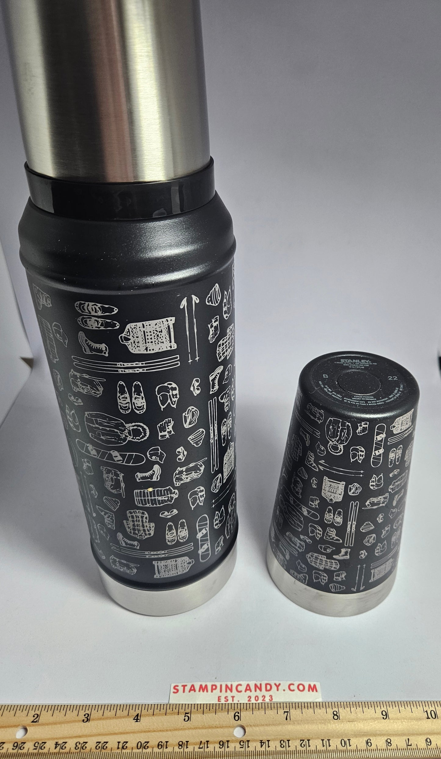 Stanley Thermos 1 Qt - Eddie Bauer Edition - With 16 Oz Matching Tumbler