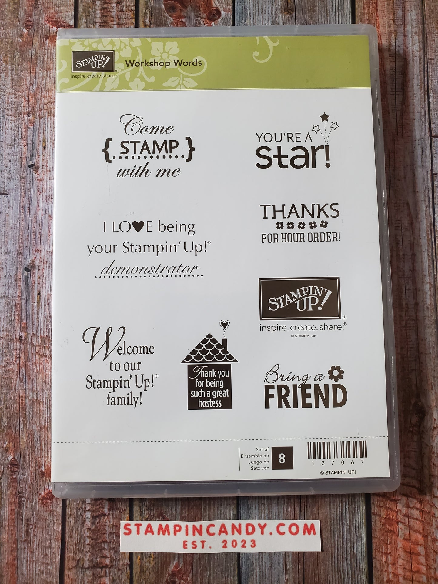 Stampin' UP! "Workshop Words" Stamp Set